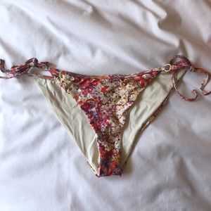 L*Space Abstract Floral Print Bottom